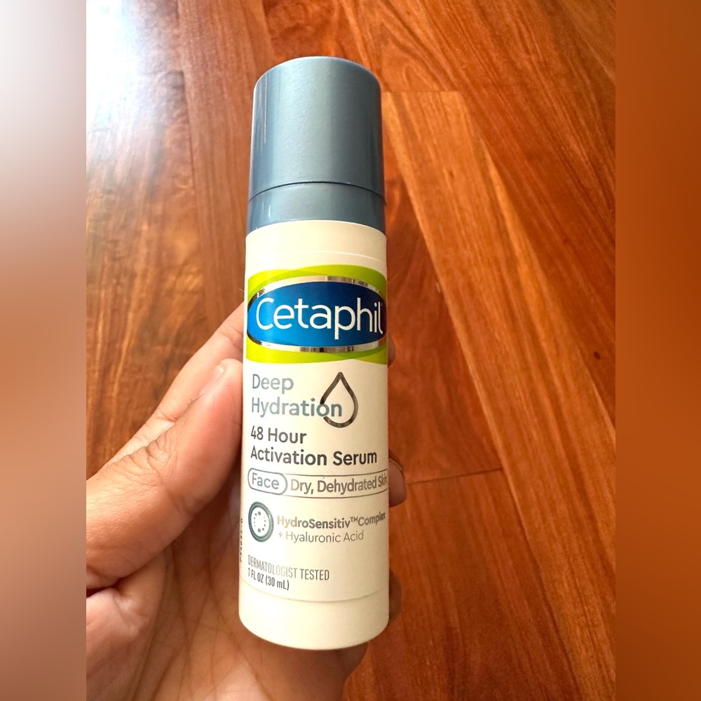 Cetaphil Deep Hydration Fragrance Free 48 Hour Activation Serum, 1 fl oz